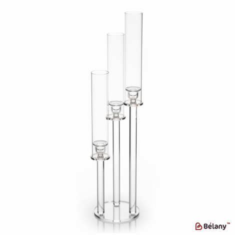 Sfeșnic Din Sticlă „Flask” Pentru 3 Lumânări