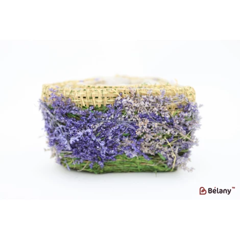 Set De Ghivece De Flori In Forma De Inima "padure" Mov Cu Pânză De Pânză - Фото