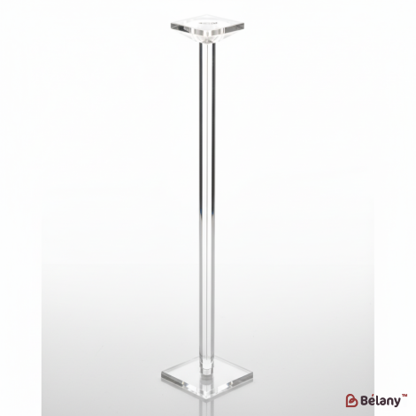 Sfeșnic Din Sticlă „Coloană” M