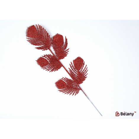 Decor De Anul Nou "branch" Roz