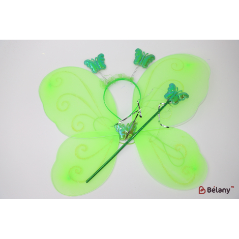 Setați „Butterfly #4” Verde Deschis