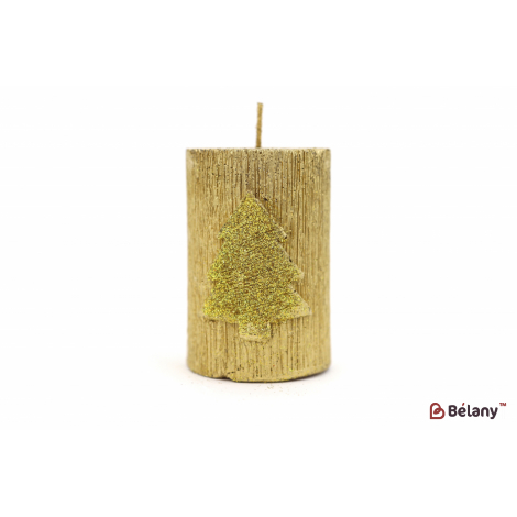 Lumanare De Parafina Cu Pulbere De Aur "star"