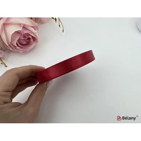Panglică Din Satin "slender" Lt. Burgundia - Фото