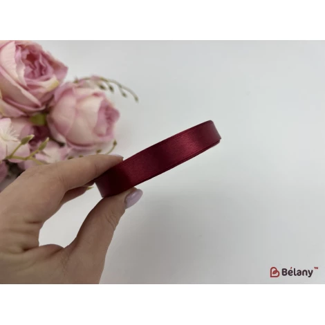 Panglică Din Satin „Slender” Visiniu - Фото