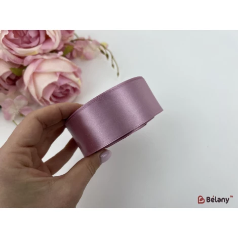 Panglică Din Satin "broad" Trandafir De Toamnă - Фото