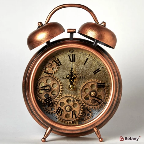 Ceas Decorativ "alarma" Bronz