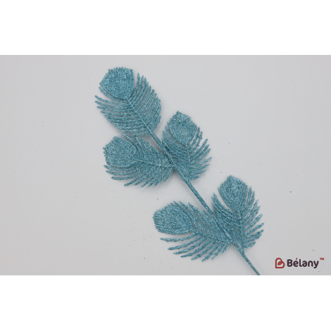 Ramura Decorativa Cu Sclipici "branch" Albastru