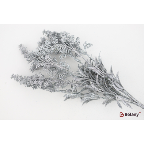 Decor De Anul Nou "branch" Argintiu