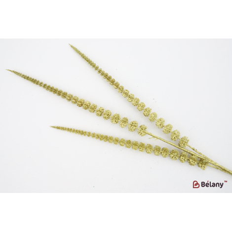 Ramura Decorativa Cu Sclipici "fern" Auriu