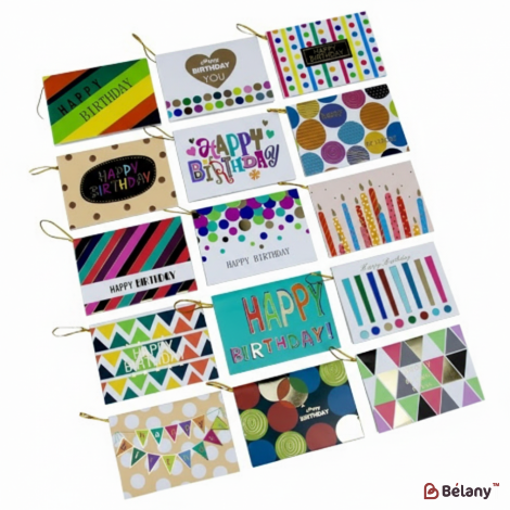 Mini-Carduri „Sărbătoare De Naștere” (Mix De 120 De Bucăți)