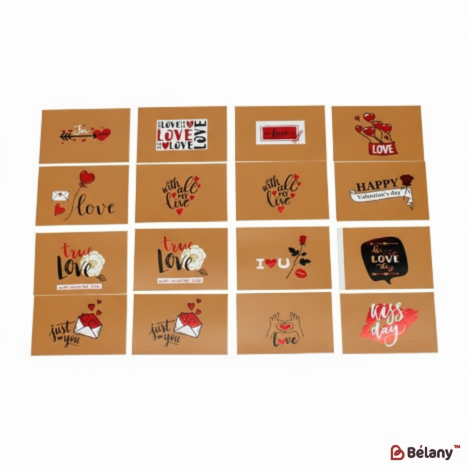 Mini-Carduri „Craft Love” (Mix De 140 De Bucăți)