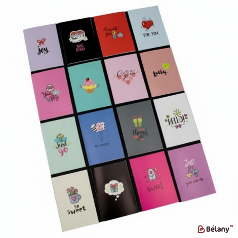 Mini-Carduri „Atât De Dulce” (Mix De 128 De Bucăți)