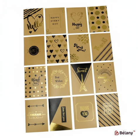 Mini Cărți Poștale „Crafting” (Mix De 128 De Bucăți)