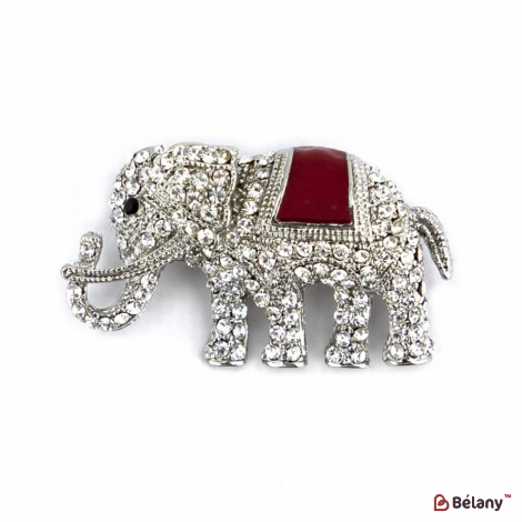 Broșă „Elefant Diamant”