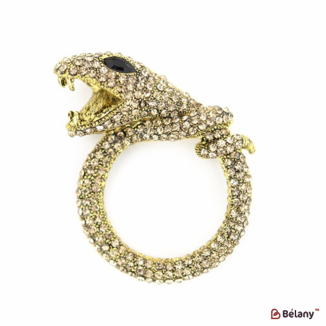 Broșă „Șarpe De Aur”