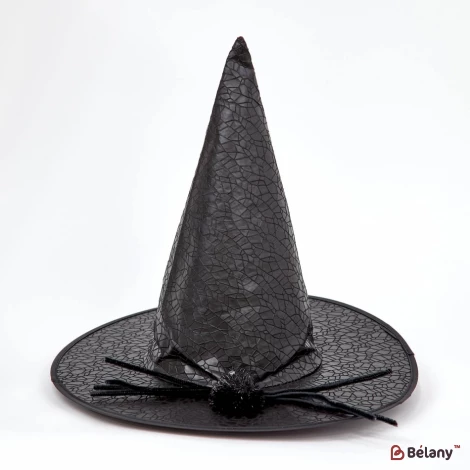 Pălărie De Vrăjitoare „Pianjen” Neagră