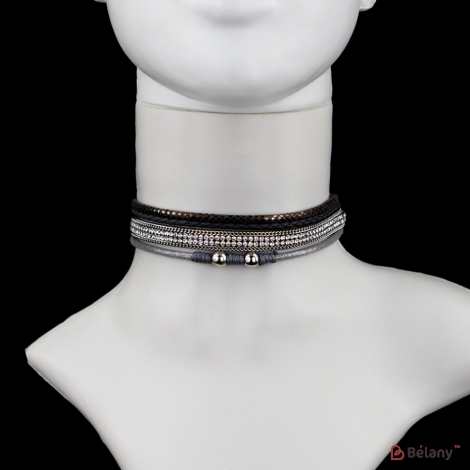 Choker „Albastru Deschis”