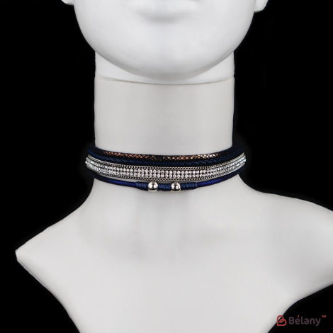 Choker „Albastru Închis”