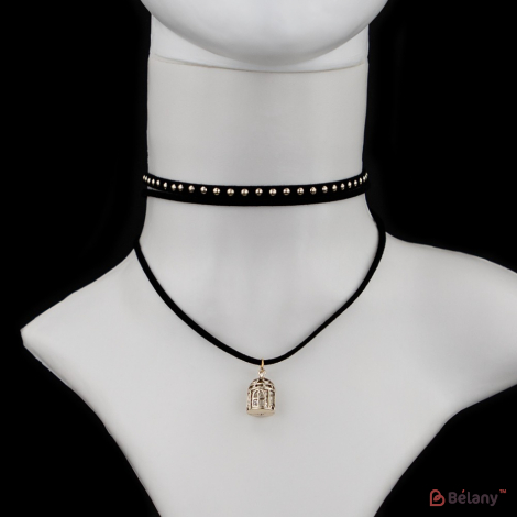 Choker "sfeșnic"