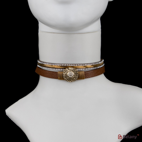 Choker „Medalion De Aur” Maro