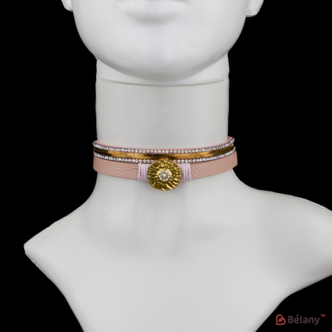 Choker "medalion De Aur" Roz