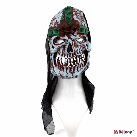 Mască De Cauciuc „Twin Skulls”