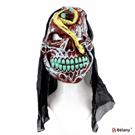 Mască De Cauciuc „Șarpe Galben”