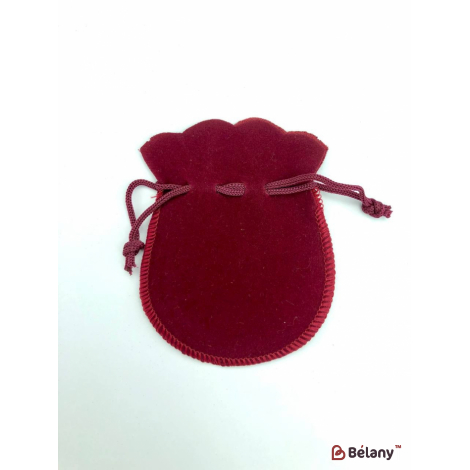 Genti Din Velur "cerc Marsala" 7X9