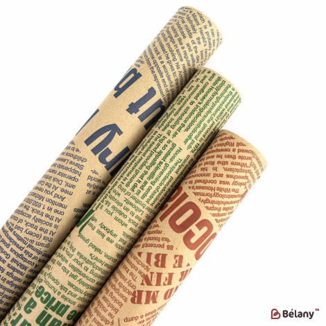 Hârtie Craft Rulată „Ziar Color”