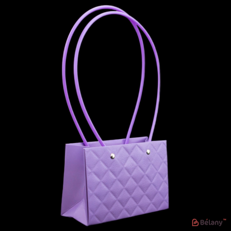 Сумка для цветов фиолетовая "Shade" S