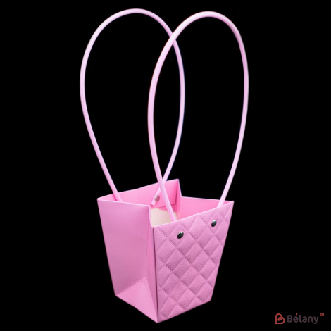 Сумка для цветов розовая "Shade" XS