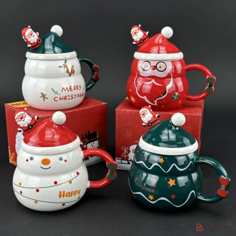 Керамическая чашка "Snowman" #1