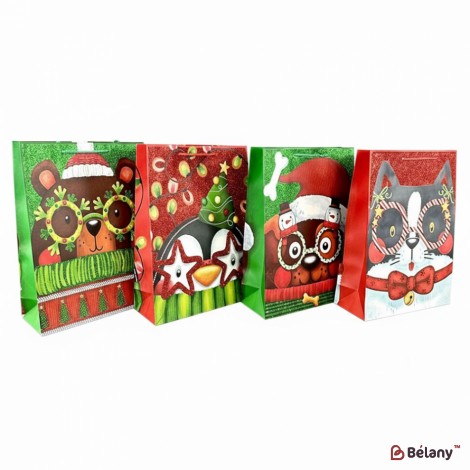 Новогодний пакет "Christmas animals" #1