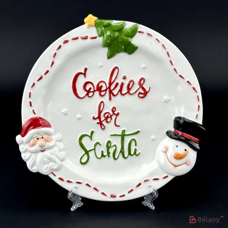 Тарелка "Cookies white"