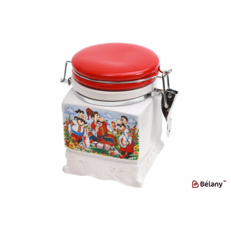 Банка керамическая на металлической затяжке "Rustic land"