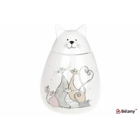 Банка керамическая "Cats family" 1400 мл