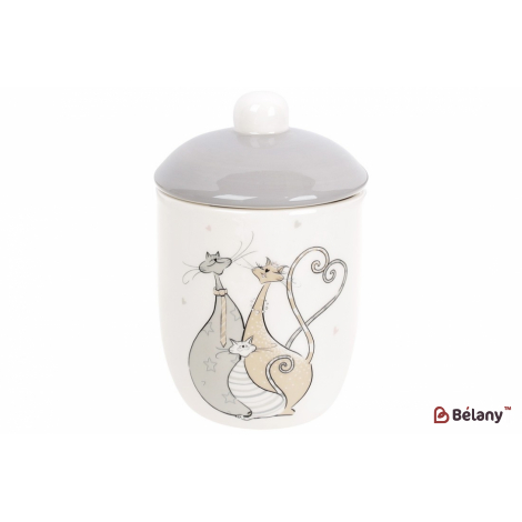 Банка керамическая  "Cats family" 520 мл
