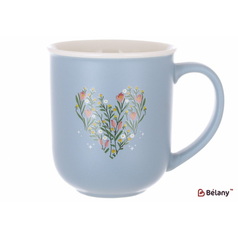 Фарфоровая кружка 400 мл "Warm Heart"