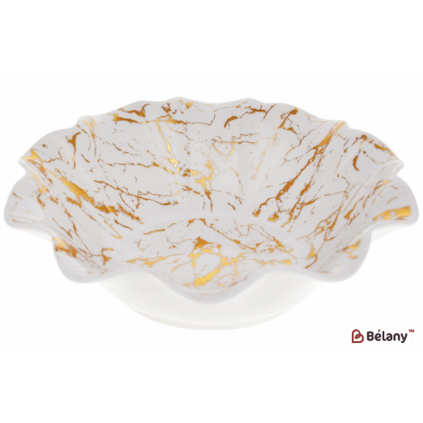 Фарфоровый салатник 1.2 л "Deep" белый