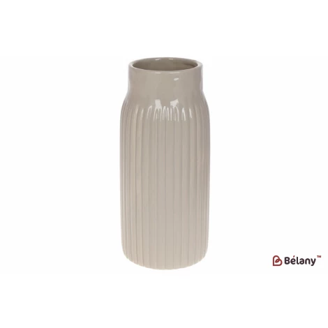 Керамическая ваза "Micans" creamy 11.8*11.8*25.9см