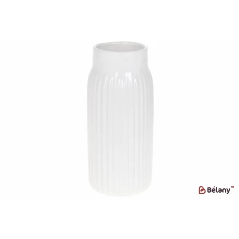 Керамическая ваза "Micans" white 11.8*11.8*25.9см