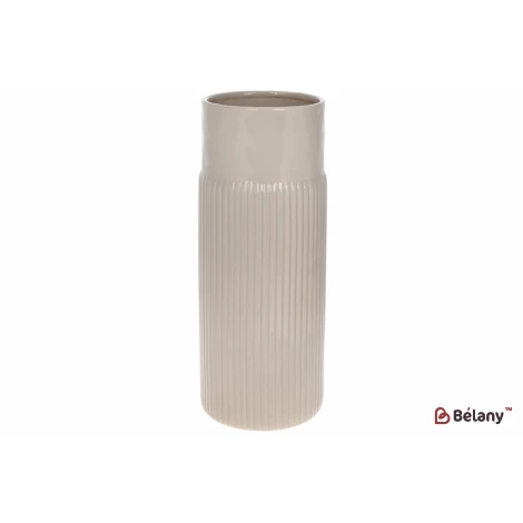 Керамическая ваза "Micans" white 12.5*12.5*31.7см