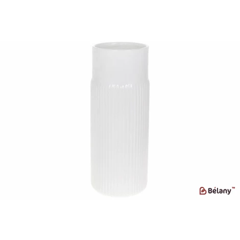 Керамическая ваза "Micans" white 12.5*12.5*31.7см