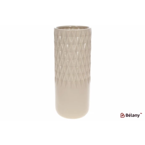Керамическая ваза "Argentina cream" 12.4*12.4*30.7см