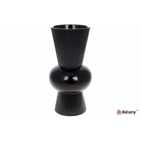 Керамическая ваза "Vesca black" 15.2*15.2*30.2см