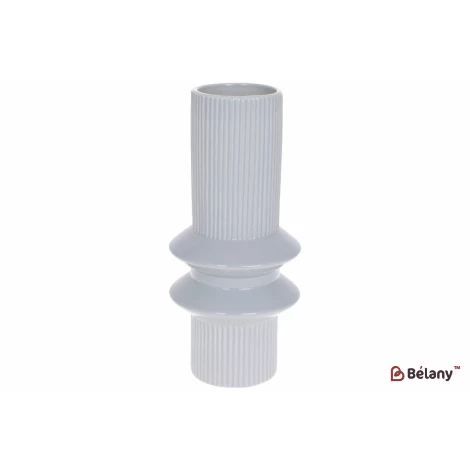 Керамическая ваза "Rivale grey" 12.6*12.6*28см