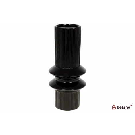 Керамическая ваза "Rivale black" 12.6*12.6*28см