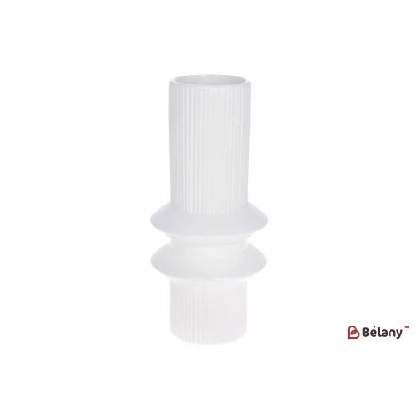 Керамическая ваза "Rivale white" 12.6*12.6*28см