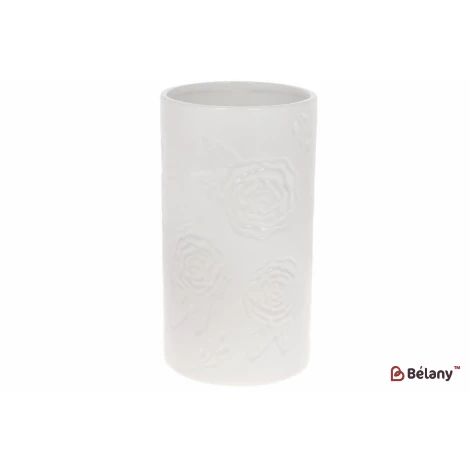 Керамическая ваза "Potentilla white" 12.1*12*21.9см