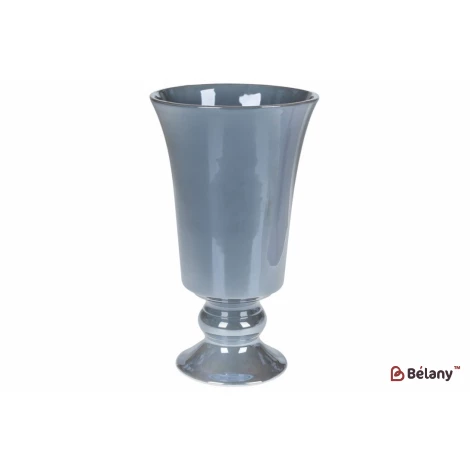 Керамическая ваза "Cup grey" 15.2*15.2*26.5см